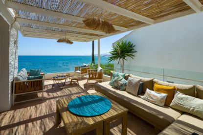 Picture of Frontline beach villa with panoramic sea views in Estepona